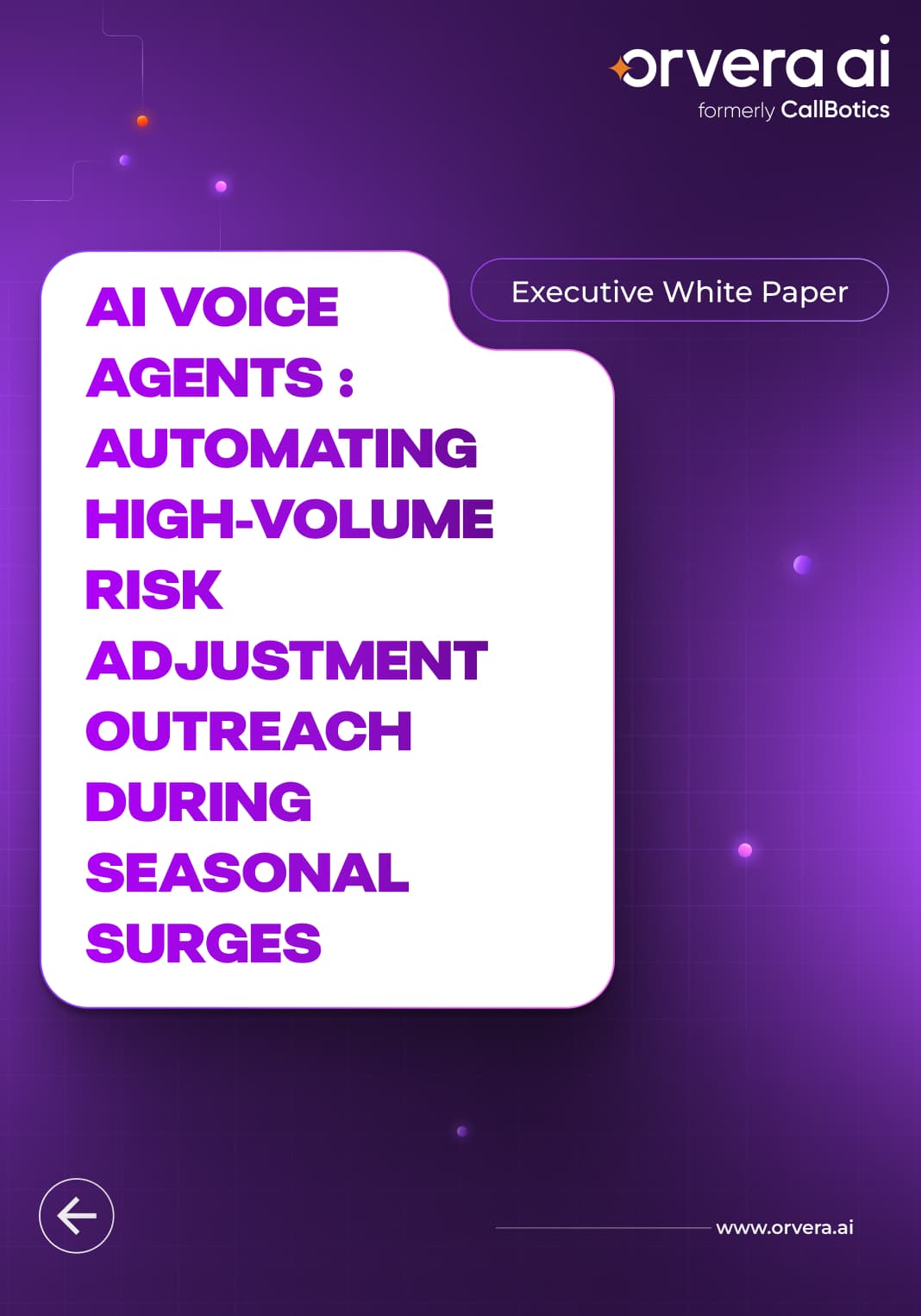 AI Voice Agents : Automating High-Volume Risk Adjustment Outreach During Seasonal Surges