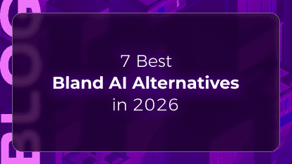 Orvera blog thumbnail featuring the 7 best Bland AI alternatives in 2026 for enterprise conversational AI, AI voice agents, and contact center automation solutions.