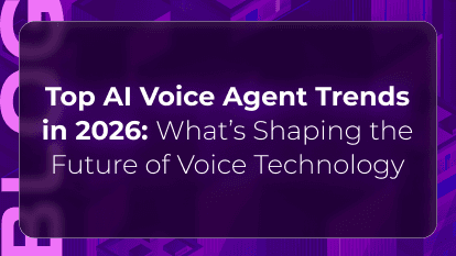 Orvera blog thumbnail about top AI voice agent trends in 2026, including conversational AI innovation, voice automation advancements, and the future of enterprise voice technology.