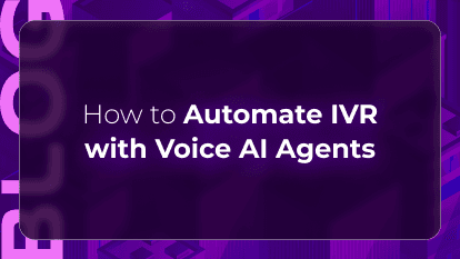 IVR automation blog by Orvera showing voice AI agents replacing menu trees with intent detection and faster call resolution.
