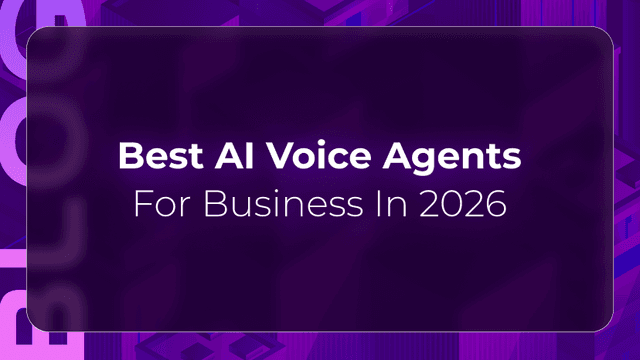 Orvera blog thumbnail featuring “Best AI Voice Agents For Business In 2026” on a purple background, representing AI-powered customer communication and voice automation platforms.
