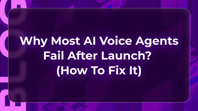 Orvera blog thumbnail showing AI voice agent launch gaps, failed handoffs, weak workflows, and post-launch KPI review for CX leaders.