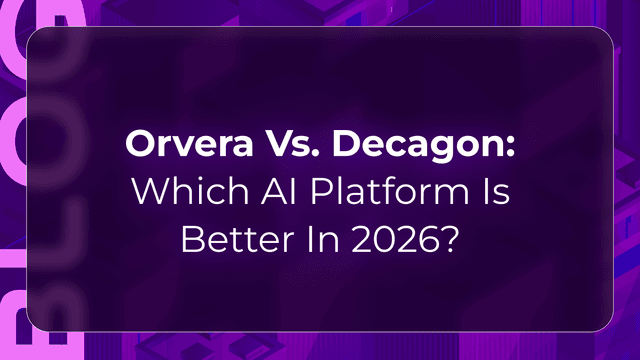 Orvera vs Decagon blog showing enterprises comparing AI support platforms for workflow depth, voice automation, and deployment fit.