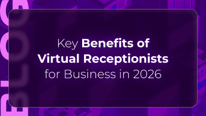 Orvera blog thumbnail highlighting the key benefits of virtual receptionists for businesses in 2026, including automated call handling, customer support, and AI-powered communication.