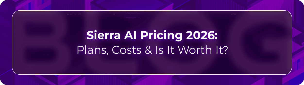 Orvera Sierra AI pricing blog showing enterprises comparing AI agent costs, deployment needs, integrations, and automation value.