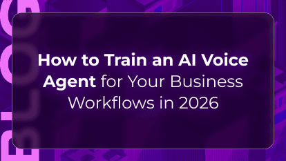 AI voice agent training blog by Orvera showing intent data, workflow design, testing, QA, and continuous improvement.