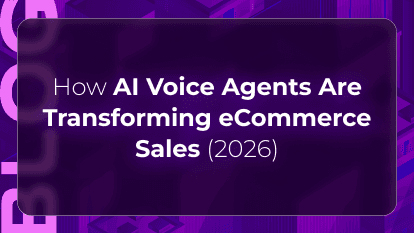 Orvera blog thumbnail about how AI voice agents are transforming eCommerce sales in 2026 through conversational shopping support, automation, and customer engagement.