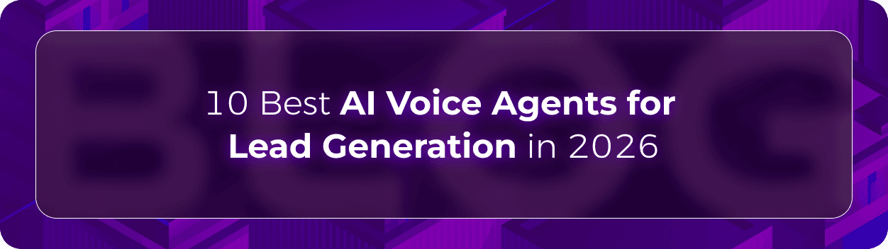 Hero banner for Orvera’s blog on the best AI voice agents for lead generation in 2026 covering conversational AI platforms, automated qualification, and sales call automation.