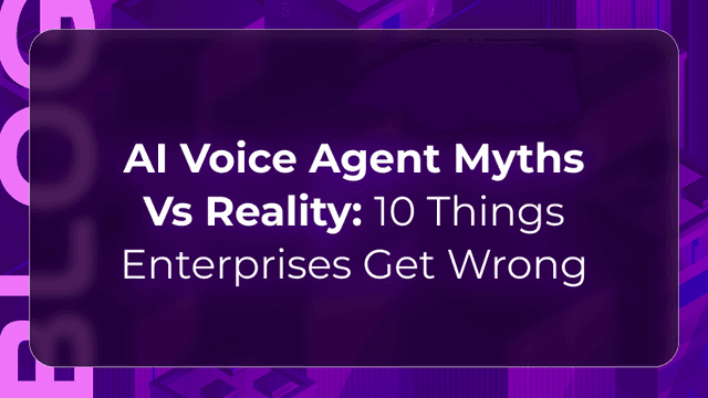 AI voice agent myths blog by Orvera showing enterprise misconceptions about automation, deployment, cost, and customer experience.