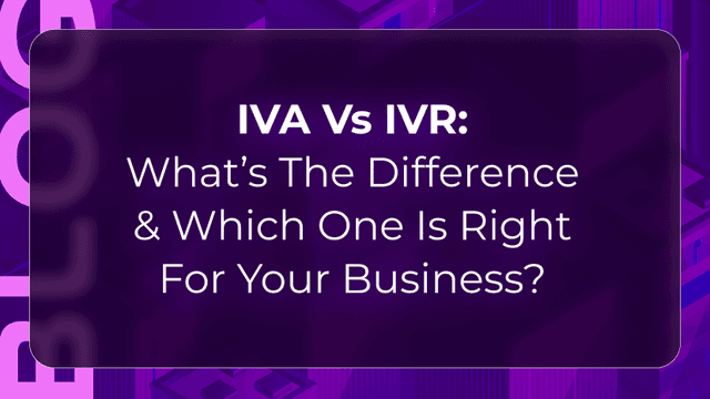 IVA vs IVR blog by Orvera showing AI voice agents and IVR systems compared for business call handling and customer routing.