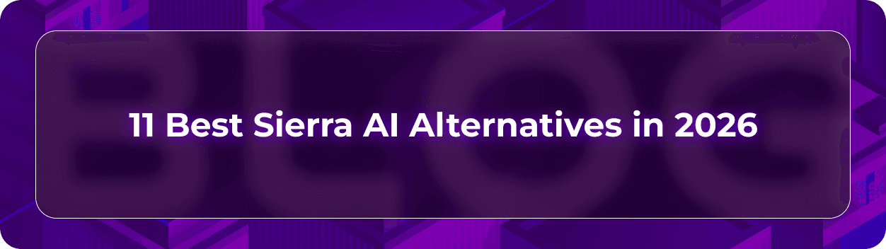 Hero banner for Orvera’s guide to the best Sierra AI alternatives in 2026 covering enterprise conversational AI platforms, voice automation, and customer support solutions.