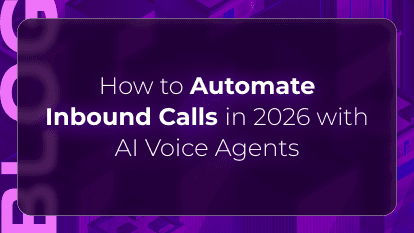 Inbound call automation blog by Orvera showing AI voice agents answering calls, routing intent, and reducing wait times.