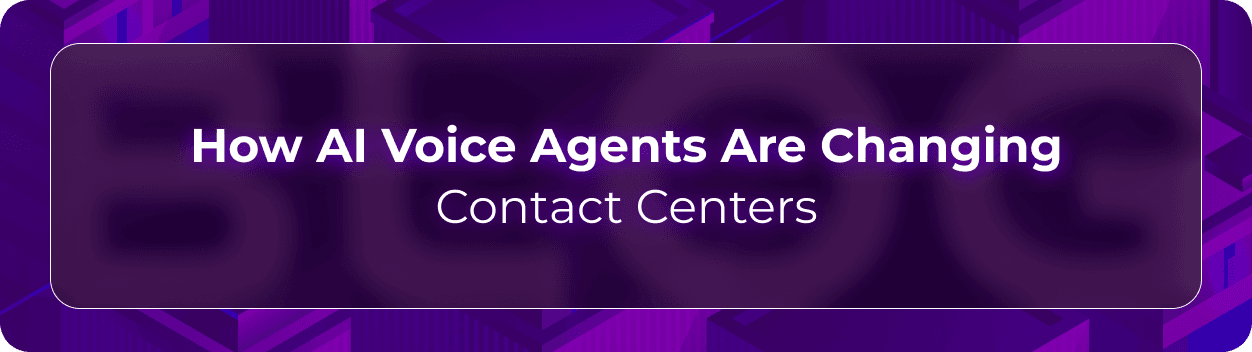 Orvera blog showing AI voice agents changing contact centers through instant call answering, intent routing, QA, and insights.