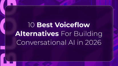 Orvera blog thumbnail featuring the 10 best Voiceflow alternatives for building conversational AI, AI voice agents, and enterprise automation platforms in 2026.